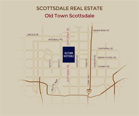 Old Town Scottsdale Bar Map