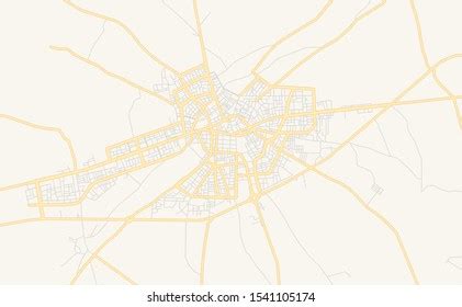 Printable Street Map Zagazig Egypt Map Stock Vector (Royalty Free ...