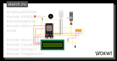 Monitoring Suhu Dan Kelembapan Wokwi Esp Stm Arduino Simulator