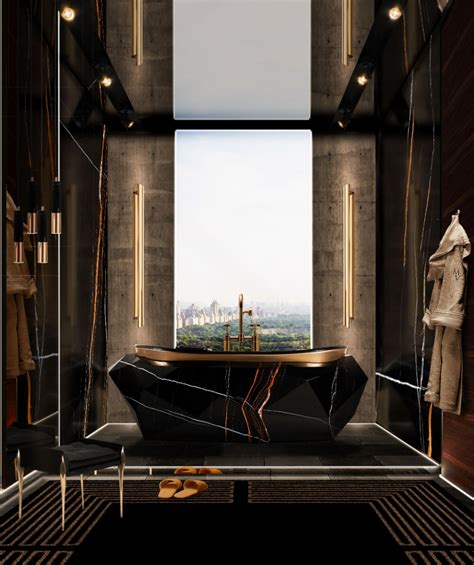 Black Marble Bathrooms To Impress