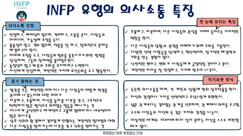 Infp 유형의 의사소통 특징 네이버 블로그