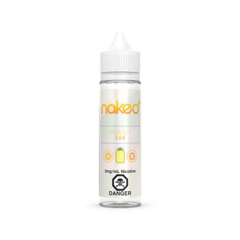 Maui Sun Naked 100 E Liquid 60mL Freebase