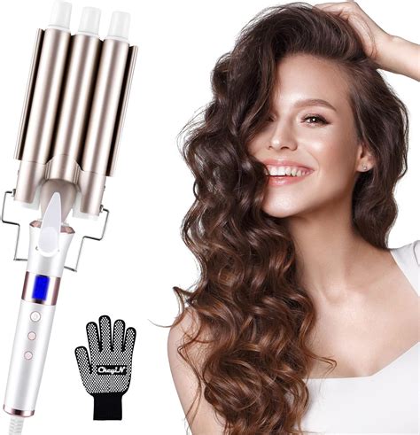 Ckeyin Barrel Waver Curling Iron Inch Ceramic Tourmaline Hair