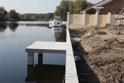 УКРЕПЛЕНИЕ берегов Киев дубом, бетоном, Берегоукрепление цена в Украине