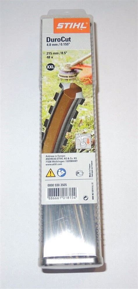 3505 Stihl Fadenstücke für Fadenkopf Mähkopf Duro Cut DuroCut 40 4 48x