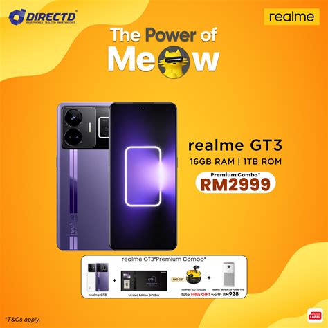 DirectD Retail & Wholesale Sdn. Bhd. - Online Store. realme GT3 [16GB ...