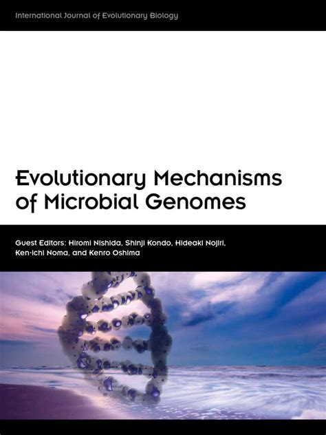 Evolutionary Mechanisms of Microbial Genomes | PDF