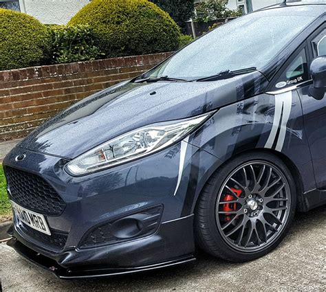 Fiesta Mk Zs St Line Front Splitter Triplercomposites