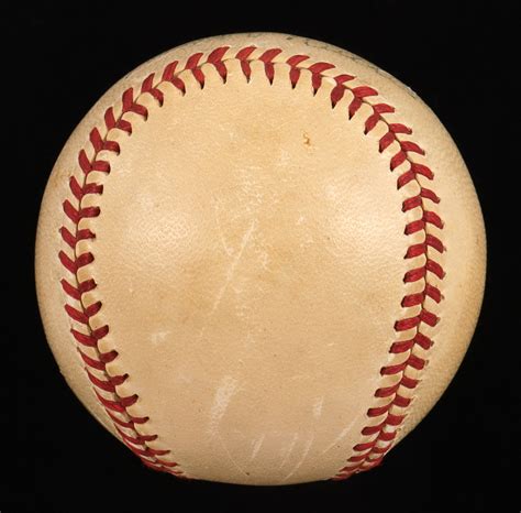 Babe Ruth Single Signed Baseball With Beautiful Sweet Spot Signature PSA Pristine Auction