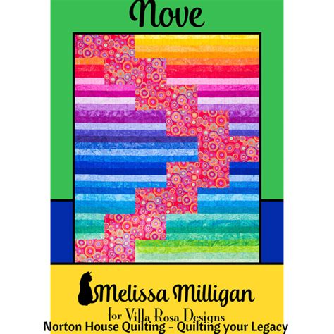 Digital Nove Quilt Villa Rosa Designs Norton House Quilting