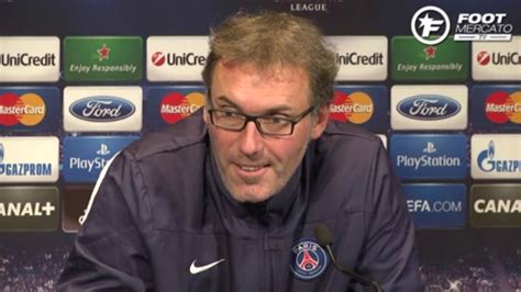 PSG Laurent Blanc évasif sur sa prolongation Vidéo Dailymotion