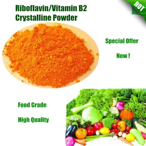 High Quality Food Grade Riboflavin Vitamin B China Riboflavin