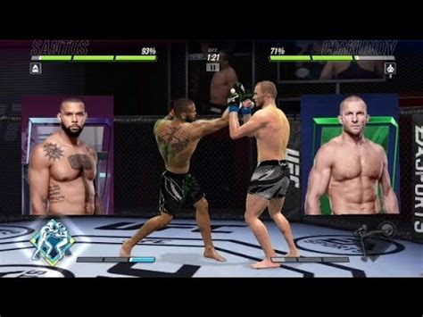 Thiago Marreta Santos Vs Misha Cirkunov Ufc Mobile Youtube