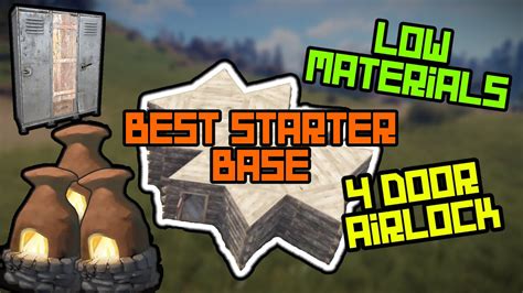 Easiest Solo Duo Starter Rust Base Youtube