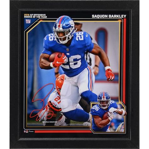 Saquon Barkley New York Giants Nfl Offensive Rookie Of The Year