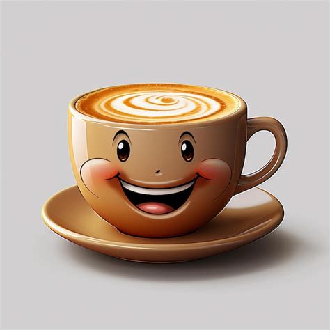 Premium AI Image | Happy coffee cup