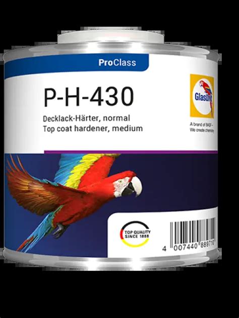 Glasurit P H 430 PROCLASS Durcisseur De Couche De Finition Moyen 0