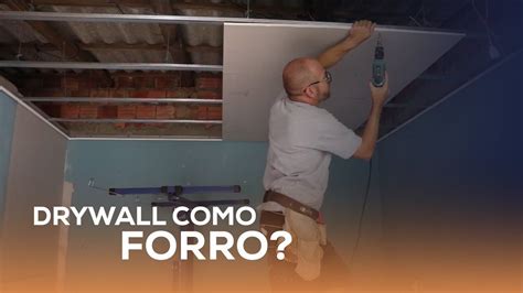 Rebaixamento De Teto Em Forro Drywall Gesso Acartonado