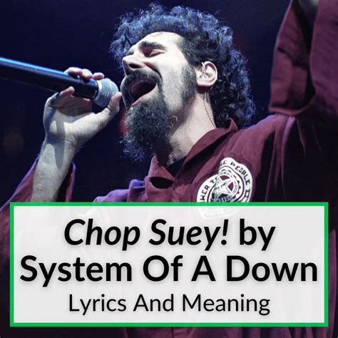 Chop Suey Lyrics And Meaning System Of A Down