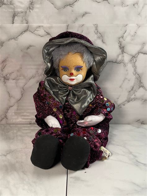 Tati Bremen Germany Porcelain Circus Clown Doll Etsy