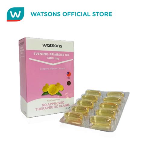 WATSONS Evening Primrose Oil Softgel Capsule 1400mg 1 Capsule (sold per ...