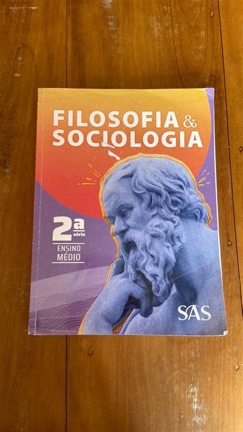 Livro Filosofia E Sociologia Sas Ano Livro Usado Enjoei