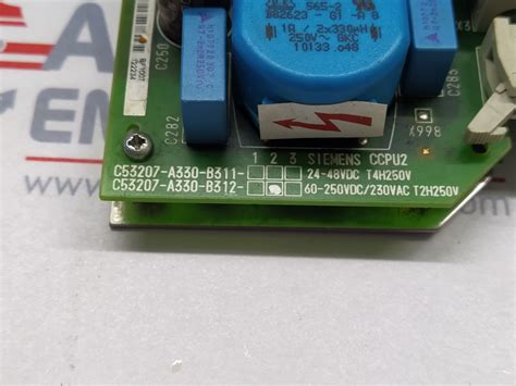 SIEMENS C53207-A330-B312-2 PCB BOARD 60-250VDC/230VAC T2H250V