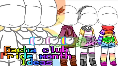 Some Gacha Club Pride Month Outfit Ideas Youtube Hot Sex Picture