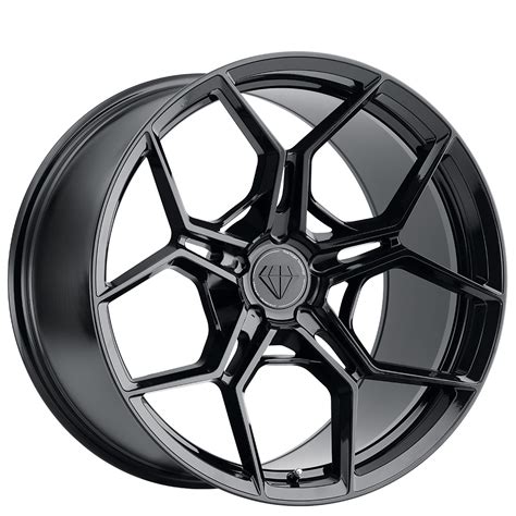 Staggered Blaque Diamond Wheels Bd F Gloss Black Flow Forged Rims