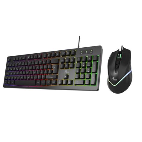 Kit Teclado Y Mouse Xtech Gaming Antec Usb Alambrico Xtk S