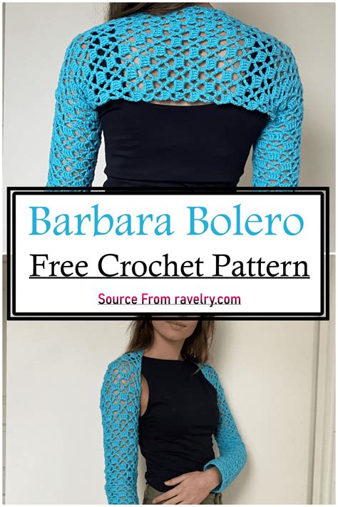 Free Crochet Bolero Patterns Diyscraftsy