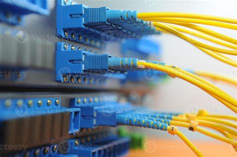 network cables and hub 1261748 Stock Photo at Vecteezy