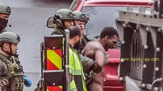 NAKED MAN SWAT STANDOFF MIDTOWN ATLANTA SWAT Situation Shuts Down