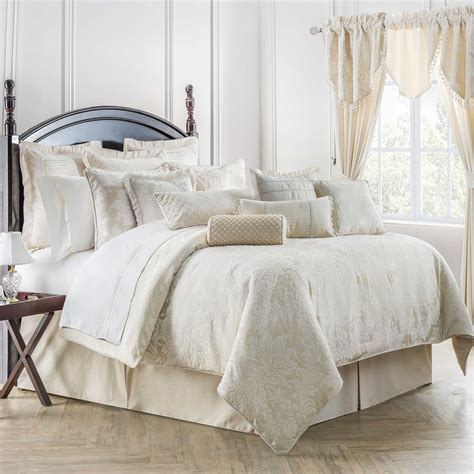 Waterford® Linens Paloma Reversible Comforter Set In Ivory Luxury Comforter Sets Queen