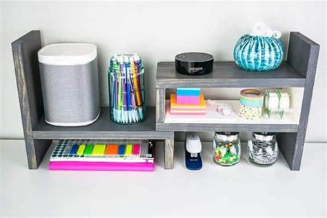 21 Easy and Creative DIY Organizer Ideas For Your Desk - Anika's DIY Life