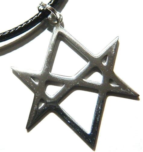 Amazon Aleister Crowley Unicursal Hexagram 6 Pointed Star Laser