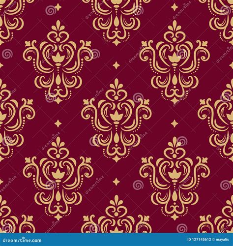 Seamless Damascus Pattern Stock Vector Illustration Of Baroque 127145612