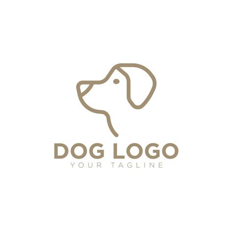 Premium Vector Dog Premium Minimalist Logo Vector