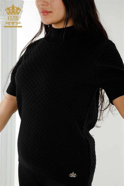 Grossiste Tricot Femme Am Ricain Mod Le Basique Noir Kazee