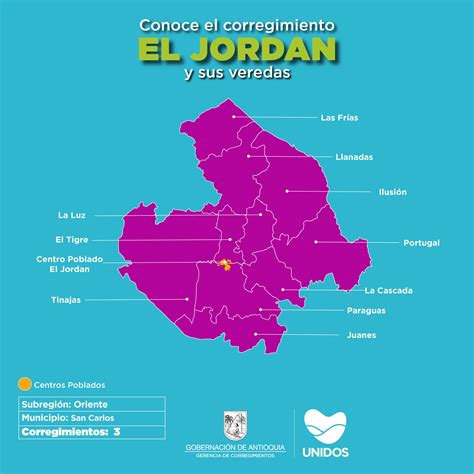 CORREGIMIENTO EL JORDÁN – Corregimientos de Antioquia