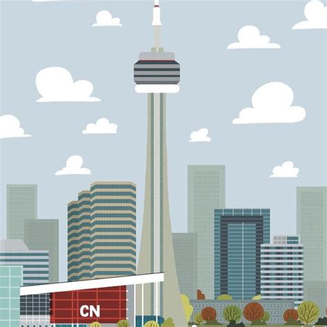 A Unique Take On Ontario S City Toronto Landmarks And Surrounding Area