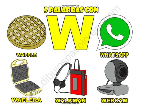 Cinco Palabras Con La Letra F Dibujo A Color Y Para Colorear | My XXX