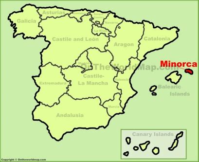 Minorca Maps | Balearic Islands, Spain | Map of Minorca (Menorca)