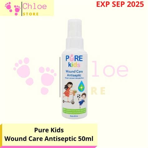 Jual Pure Kids Wound Care Antiseptic 50 Ml Shopee Indonesia