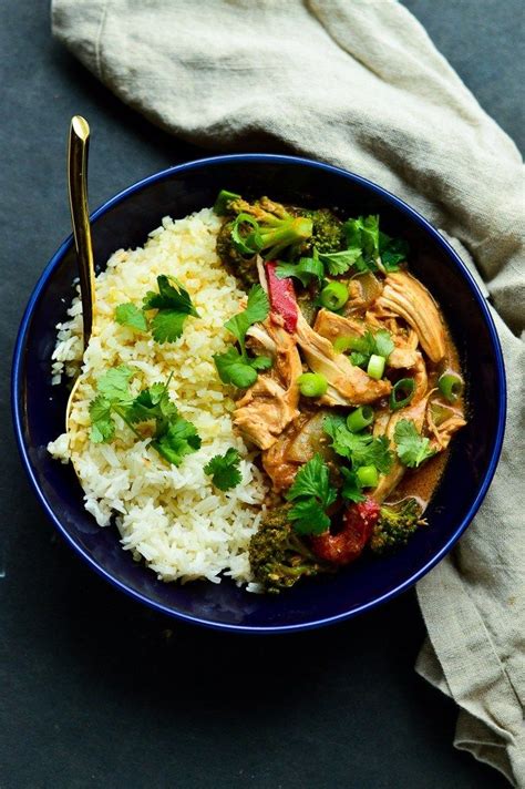 Slow Cooker Thai Peanut Curry Chicken ~ Dana Monsees Ms Cns Ldn