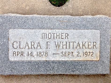 Clara Fotheringham Whitaker 1878 1972 Mémorial Find a Grave