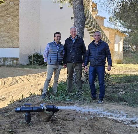 Histórica llegada de agua a la ermita Nuestra Señora de la Piedad en