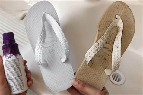 Como Limpar Chinelo Branco Encardido Sem Muito Esfor O Misturinha