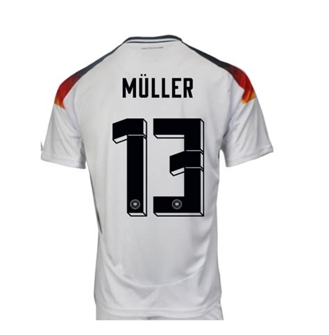 Nuevo Jersey Alemania Eurocopa 2024 2025 Titular Local Blanca Muller