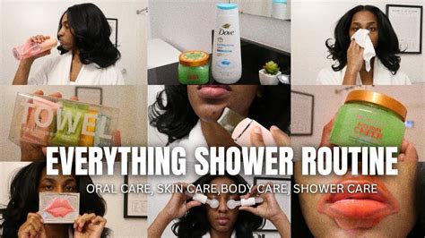 Everything Shower Routine 2024 Winter Self Care Soft Skin Oral Care